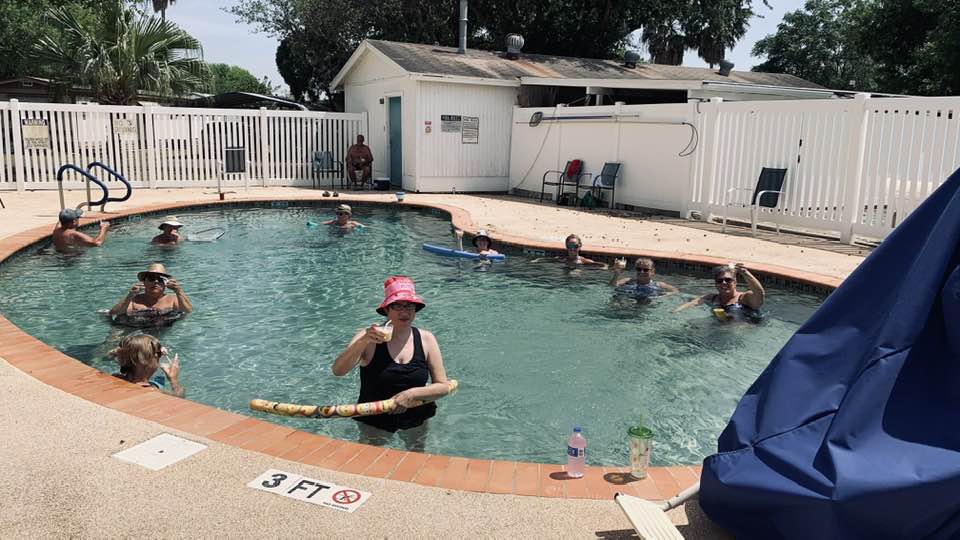 Pool Lounging