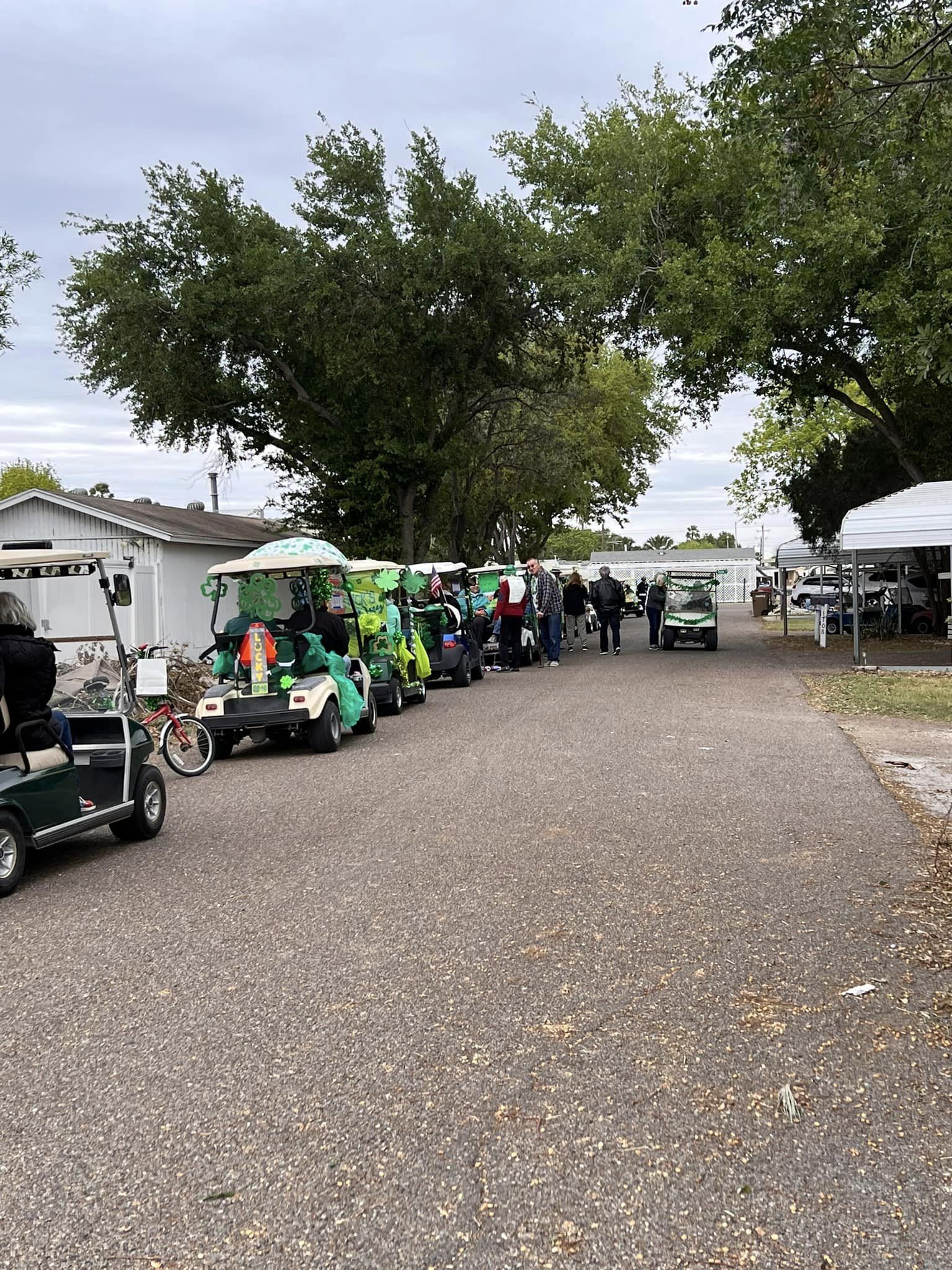 St. Patrick's Day Golf Cart Parade